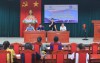 Chủ tịch Hội LHPN tỉnh Trần Thị Thanh Hà phát biểu tại Hội nghị đối thoại