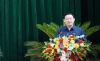 Đồng chí Vương Đình Huệ, Ủy viên Bộ Chính trị, Chủ tịch Quốc hội phát biểu chỉ đạo tại kỳ họp
